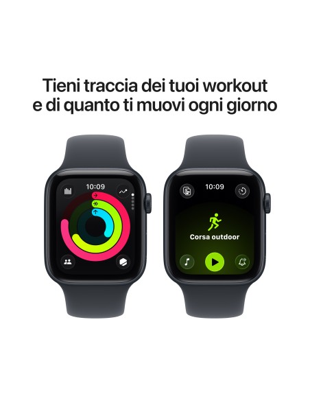 APPLE WATCH SERIES 3GPS44MMMIDNI   GHT ALUMINIUM CASE W/MN S.B. M/L