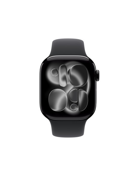 APPLE WATCH SERIES 11GPS42MMJET    BLACK ALUMINIUM CASE W/BLACK SB M/L