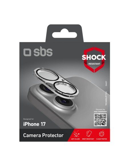SBS TECAMGLIP1763 IPHONE 17 VETRO PER LENTI FOTOCAMERA
