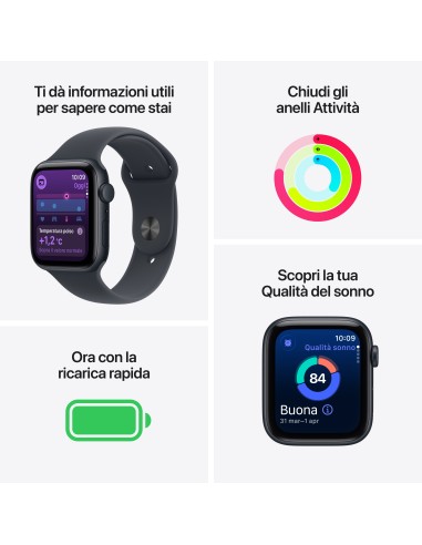 APPLE WATCH SERIES 3GPS44MMSTARL   IGHT ALUMINIUM CASE W/SL S.B. M/L