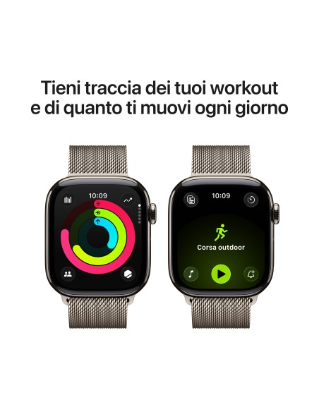 APPLE WATCH SERIES 11GPS+CELL 42MM  NATURAL TITAN. CASE W/NAT.M. LOOP