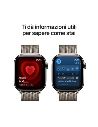 APPLE WATCH SERIES 11GPS+CELL 42MM  NATURAL TITAN. CASE W/NAT.M. LOOP