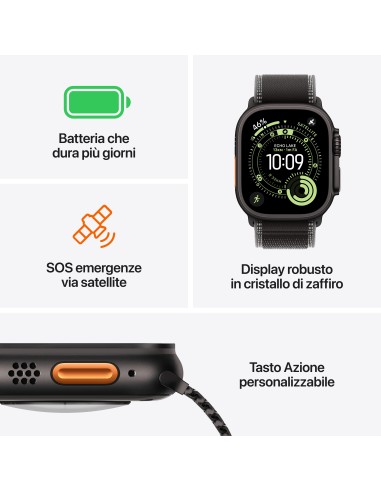APPLE WATCH ULTRA 3GPS+CELL 49MM   NATUR. TIT. CASE W/LIGHT BA LOOP M