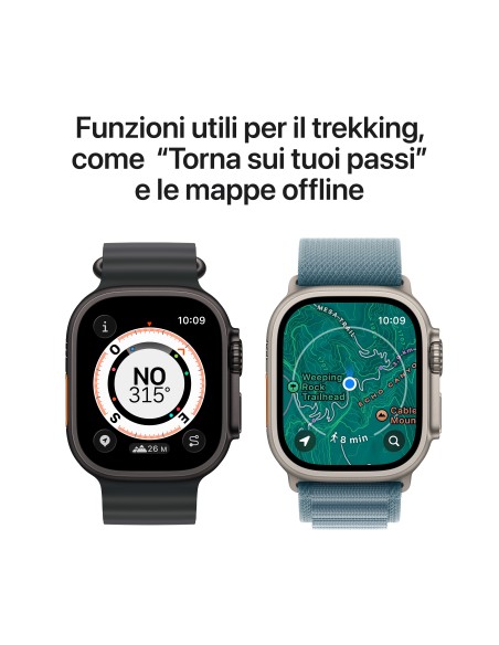 APPLE WATCH ULTRA 3GPS+CELL 49MM   NATUR. TIT. CASE W/LIGHT BA LOOP M
