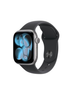 APPLE WATCH SERIES 11GPS42MMSPAC   E GREY ALUMIN. CASE W/BLACK SB S/M