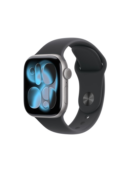 APPLE WATCH SERIES 11GPS42MMSPAC   E GREY ALUMIN. CASE W/BLACK SB S/M