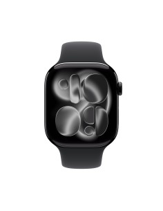 APPLE WATCH SERIES 11GPS46MMJET    BLACK ALUMINIUM CASE W/BLACK SB S/M 2