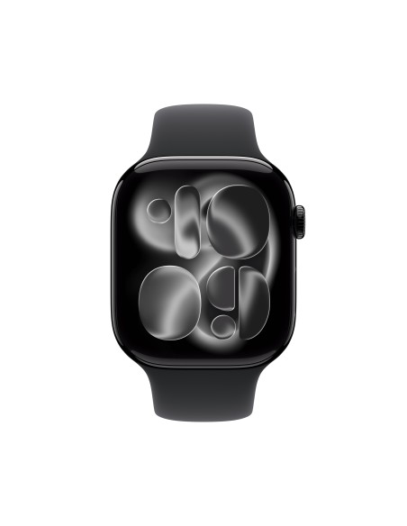 APPLE WATCH SERIES 11GPS46MMJET    BLACK ALUMINIUM CASE W/BLACK SB S/M