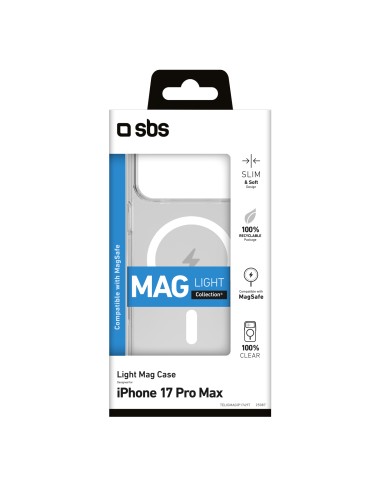 SBS TELIGMAGIP1769T IPHONE 17 PRO MAX COVER MAGSAFE TRASPARENTE