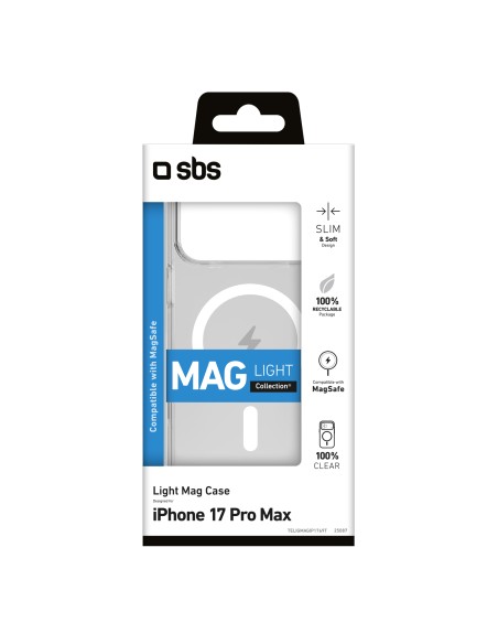 SBS TELIGMAGIP1769T IPHONE 17 PRO MAX COVER MAGSAFE TRASPARENTE