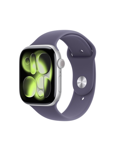 APPLE WATCH SERIES 11GPS46MMSILV   ER ALUM. CASE W/PURPLE FOG SB M/L