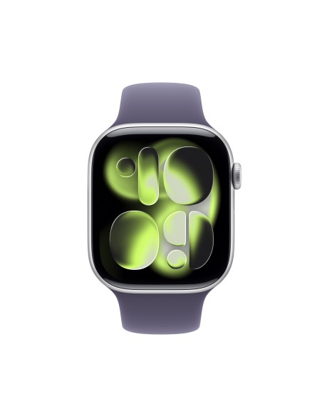 APPLE WATCH SERIES 11GPS46MMSILV   ER ALUM. CASE W/PURPLE FOG SB M/L