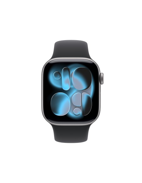 APPLE WATCH SERIES 11GPS42MMSPAC   E GREY ALUMIN. CASE W/BLACK SB M/L