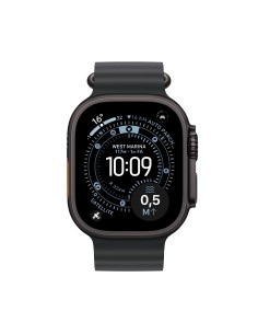 APPLE WATCH ULTRA 3GPS+CELL 49MM   BLACK TIT. CASE W/BLACK OCEAN BAND 2