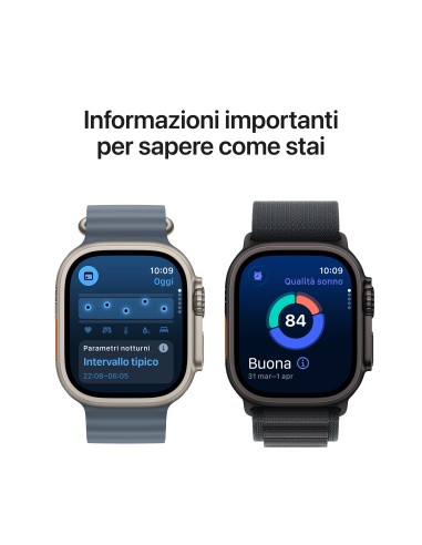 APPLE WATCH ULTRA 3GPS+CELL 49MM   BLACK TIT. CASE W/BLACK ALP.LOOP M