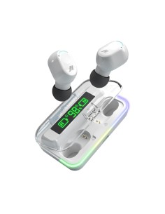 SBS MHTWSKOMBOBTW AURICOLARI TWS SCHERMO LCD BIANCO