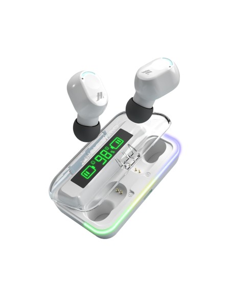 SBS MHTWSKOMBOBTW AURICOLARI TWS SCHERMO LCD BIANCO