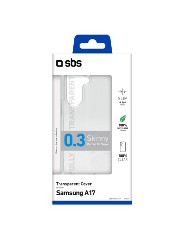 SBS TESKINSAA17T SAMSUNG A17 COVER IN GOMMA TRASPARENTE