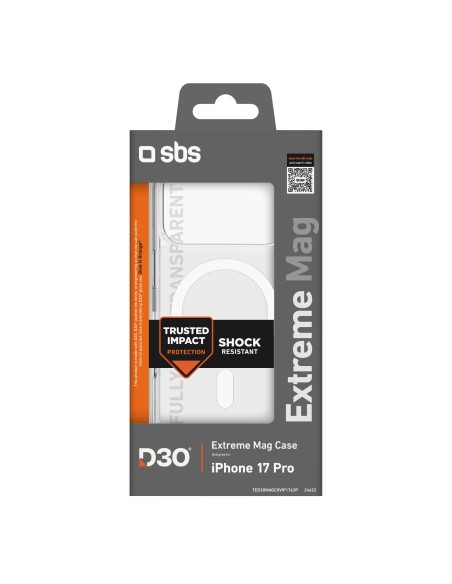 SBS TED3OMAGCOVIP1763P IPHONE 17 PRO COVER MAGSAFE TRASPARENTE