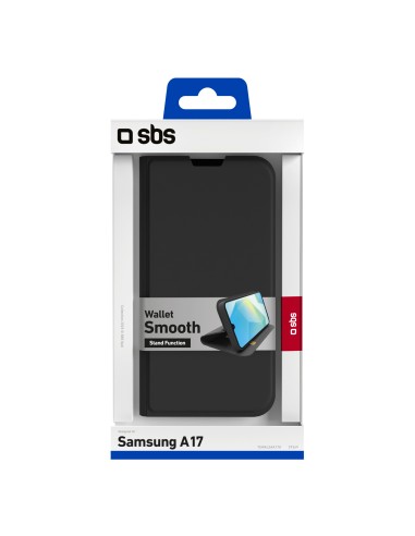 SBS TEWALSAA17K SAMSUNG A17 CUSTODIA A LIBRO NERO