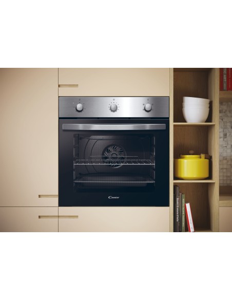 CANDY FIDCX502IT FORNO A 60CM 65LT INOX VENTILATO 5FUNZ. MECCANICO