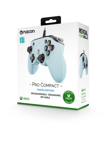 NACON XBOX/PC PRO COMPACT JOYPAD   WIRED BLUE