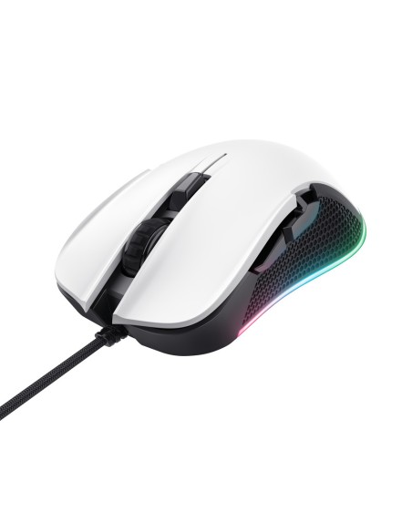 TRUST 24730 GXT 922W YBAR RGB BIANCO MOUSE GAMING ILLUMINATO