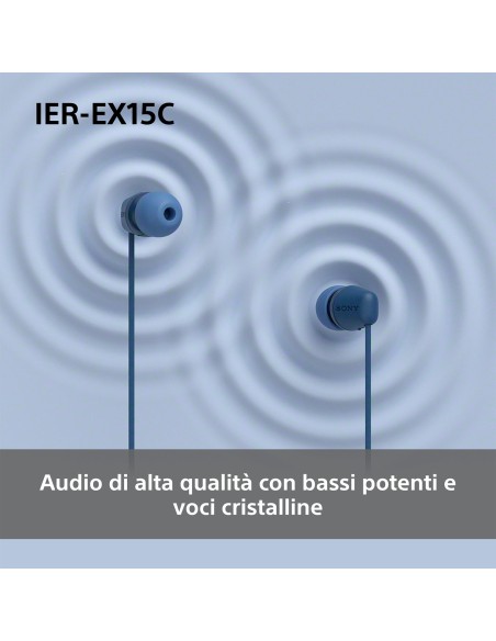SONY IER-EX15CW AURICOLARE IN-EAR BIANCO USB-C