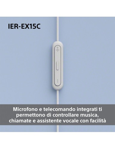 SONY IER-EX15CW AURICOLARE IN-EAR BIANCO USB-C