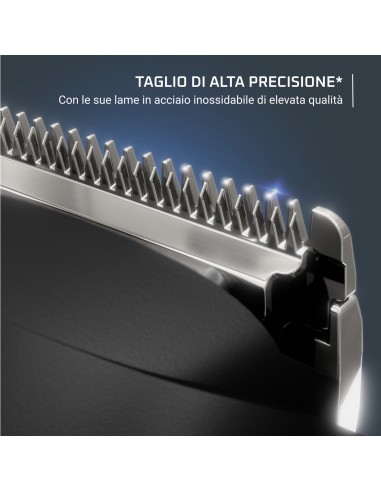 ROWENTA TN2804 REGOLABARBA STYLIS  LAME AUTOAFFILANTI 2 PETTINI REGOL.