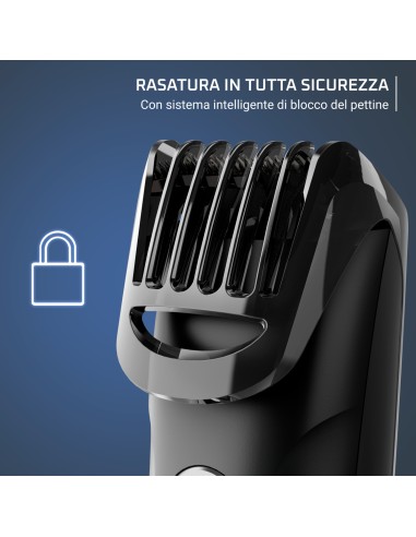 ROWENTA TN2804 REGOLABARBA STYLIS  LAME AUTOAFFILANTI 2 PETTINI REGOL.