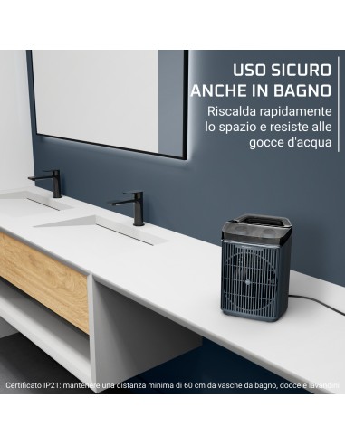 ROWENTA SO6551 TERMO VENTILATORE   INSTANT CONFORT AQUA