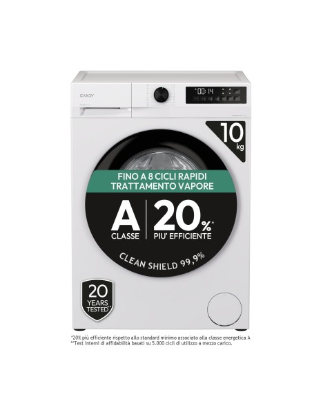 CANDY GD410B8S LVB A-20% 10KG 1400GINVERTER SMART LED TOUCH 16PR VAPOR