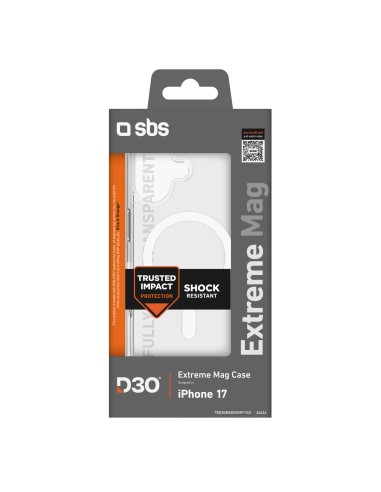 SBS TED3OMAGCOVIP1763 IPHONE 17 COVER MAGSAFE TRASPARENTE