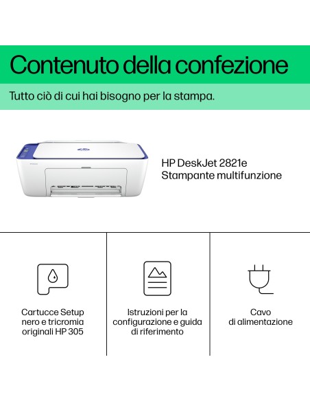 HP 2821E STAMPANTE DESKJET AIO 3IN1WIFI