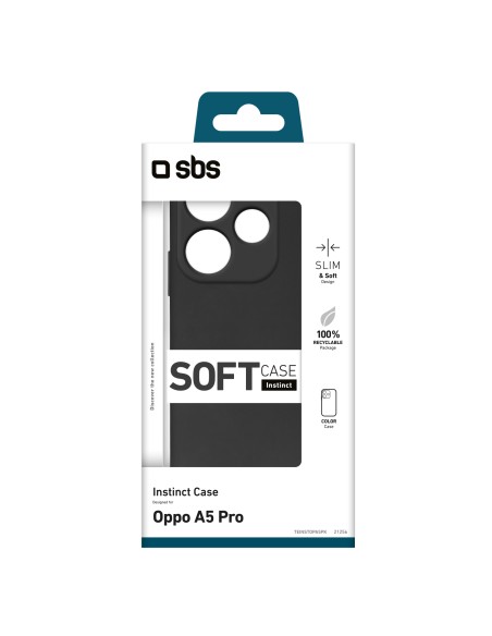 SBS TEINSTOPA5PK OPPO A5/A5 PRO COVER INSTINCT NERO