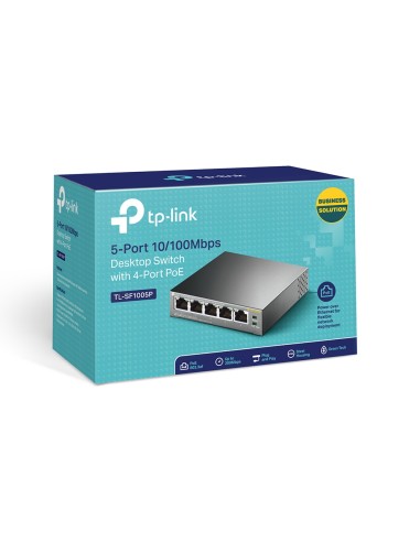 TPLINK TL-SF1005P 5-PORT POE 10/100MBPS SWITCH