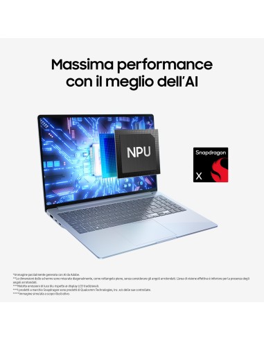 SAMSUNG GALAXY BOOK4 EDGE NOTEBOOK X-PLUS 16GB/512GB/BLUE 15,6"