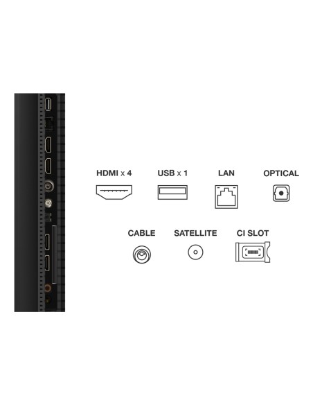 TCL 50C69K TVC 50" 4K QLED MINILED 144HZ TVSAT/AUDIO ONKYO