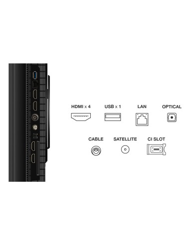 TCL 75P89K TVC 75" 4K QLED GOOGLE  144HZ TVSAT/AUDIO ONKYO + SUBWOOFER