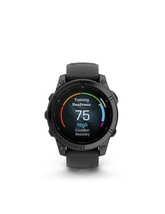 GARMIN FENIX E 47MM SLATE GRAY STEEL CON CINTURINO BLACK 2