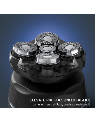 ROWENTA TN3110 TAGLIACAPELLI       5 TESTINE DI RASATURA LAME TITAN