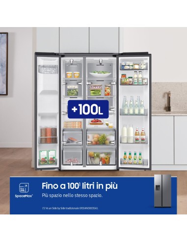 SAMSUNG RS70F64KET FRIGO SBS E NF  635LT INOX WIFI DISPEN. ALL. IDRICO