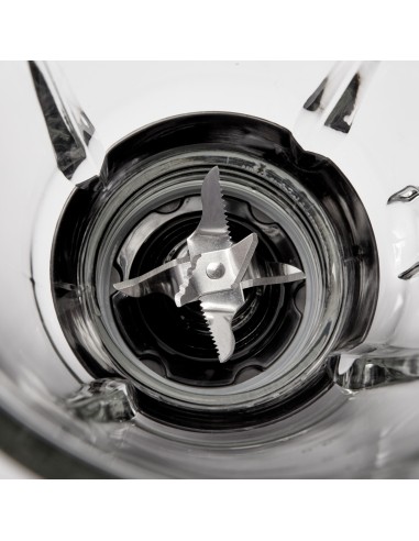 HIGO FC18 FRULLATORE C/BICCHIERE INVETRO 1,5LT 1000W 6 LAME