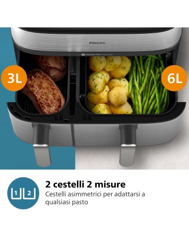 PHILIPS NA555/00 FRIGGITRICE AD    ARIA 9LT 8PROG. DISPLAY DIGITALE