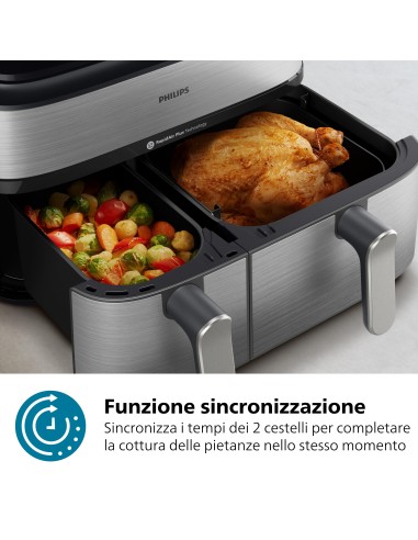 PHILIPS NA555/00 FRIGGITRICE AD    ARIA 9LT 8PROG. DISPLAY DIGITALE