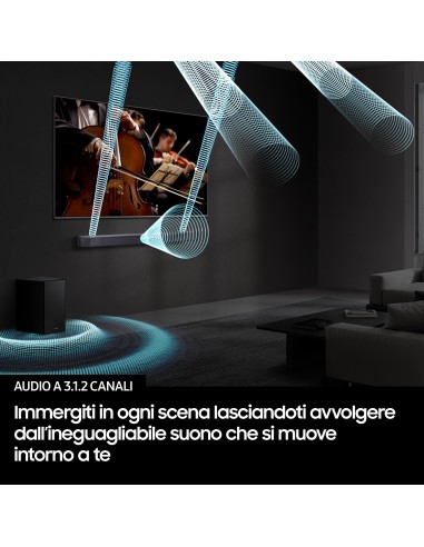 SAMSUNG HW-Q600F SOUNDBAR 3.1.2 360W BT + SUB WIRELESS DOLBY ATMOS