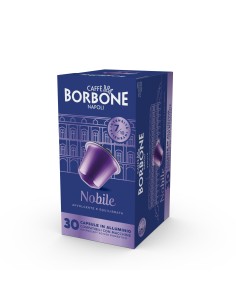 BORBONE COMP. NESPRESSO 30PZ NOBILE ALLUMINIO REBNOBILE3X30N