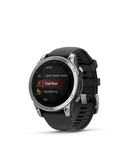 GARMIN FENIX E 47MM STAINLESS STEEL CON CINTURINO BLACK