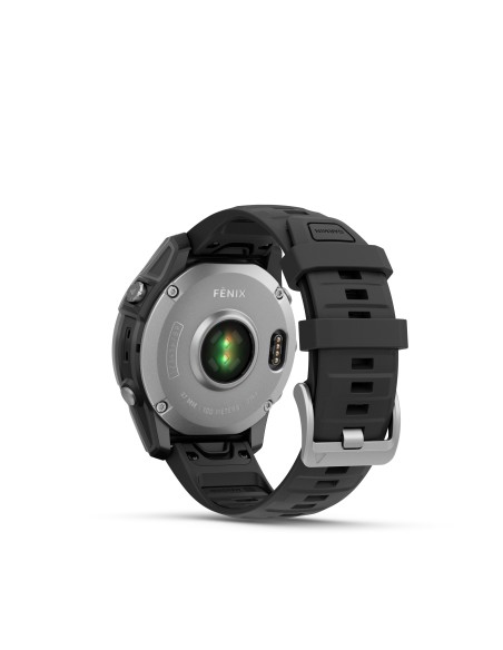 GARMIN FENIX E 47MM STAINLESS STEEL CON CINTURINO BLACK